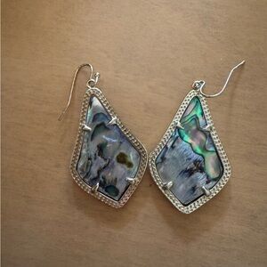 Kendra Scott Gold Albalone Earrings